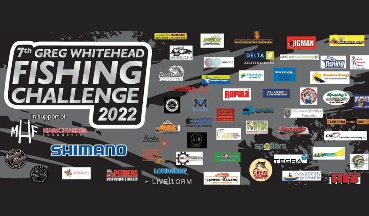 Sponsors of The Greg Whitehead Fishing Challenge that raises funds for The Mark Hughes Foundation.